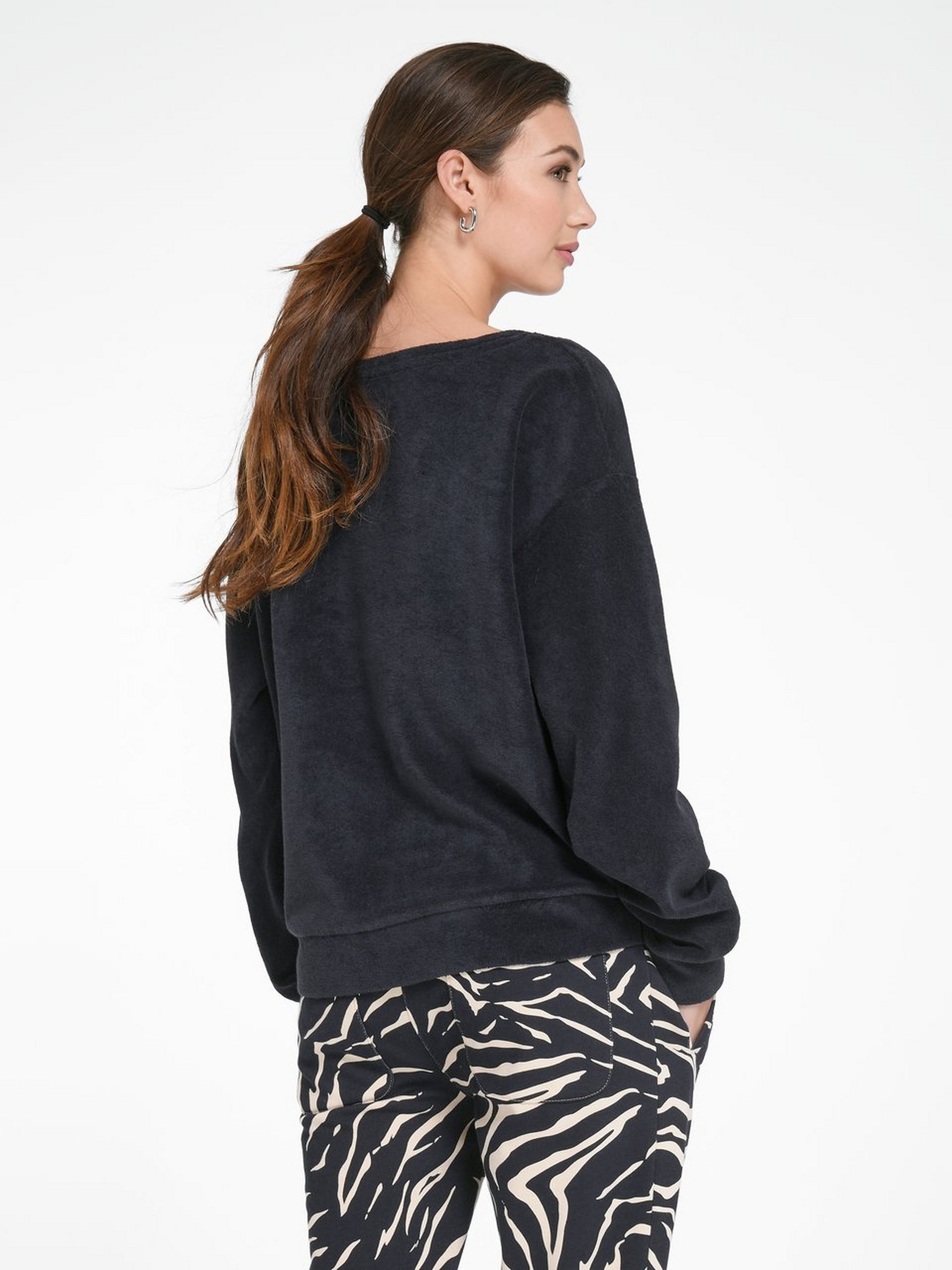 Frottee-Sweatshirt