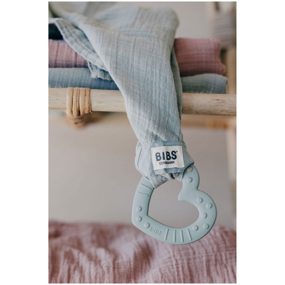 BIBSBIBS   Beissring Baby Bitie Heart baby blue