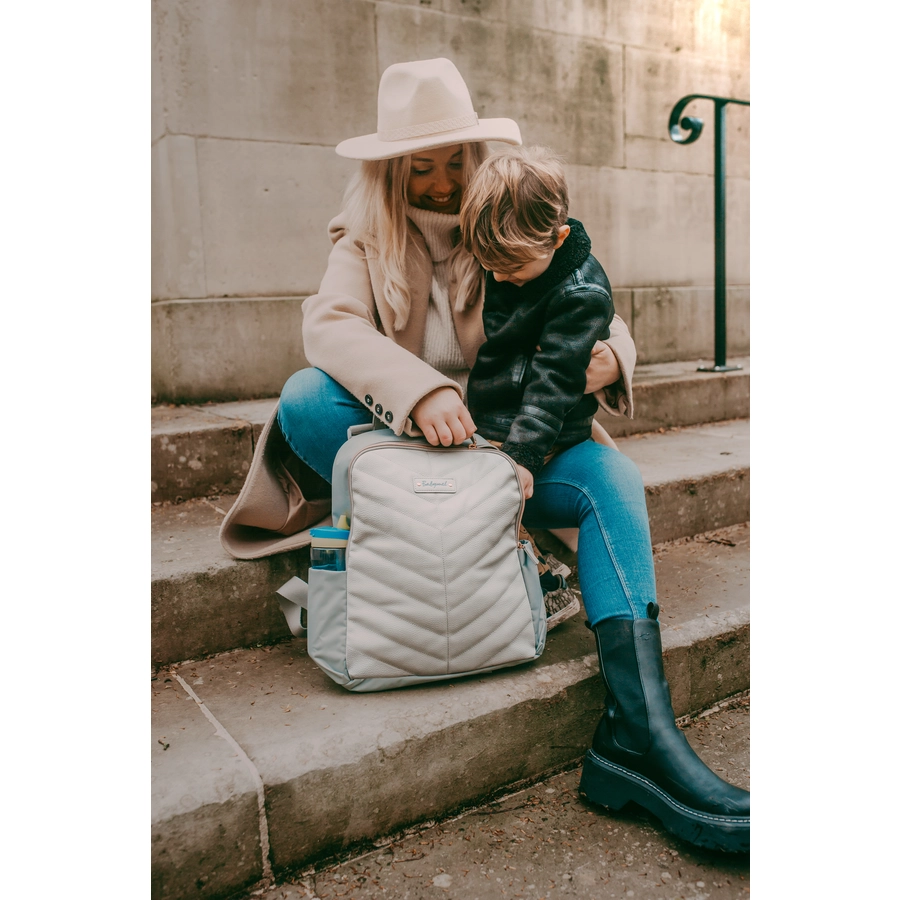 Babymel Wickelrucksack Gabby Pale Grey
