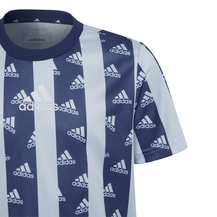 adidas T-Shirt Brand Love - Bleu/Bleu Enfant