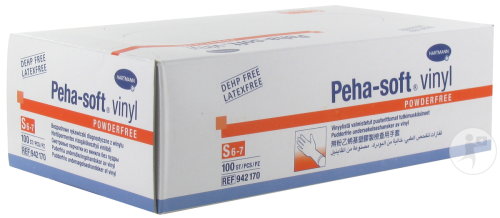 Hartmann Peha-Soft Vinyl Gants Non-Poudrés Small 100 Pièces (9421708)