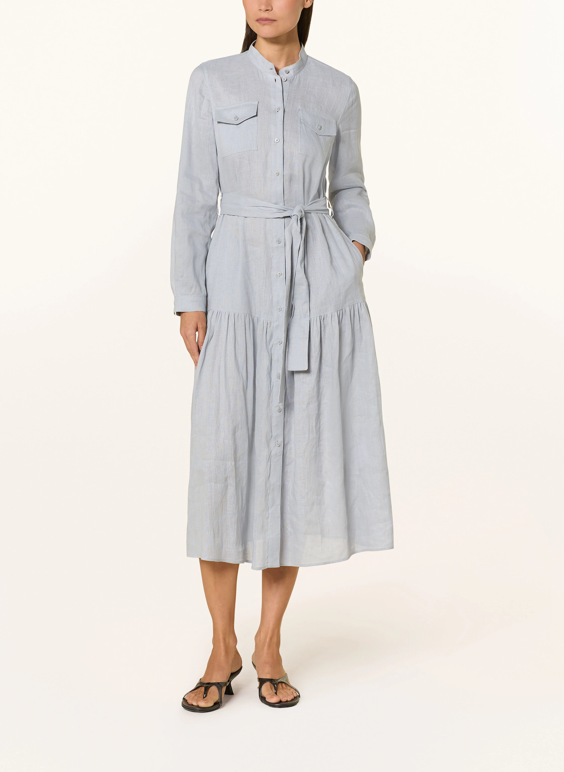 LUISA CERANO Kleid mit Leinen