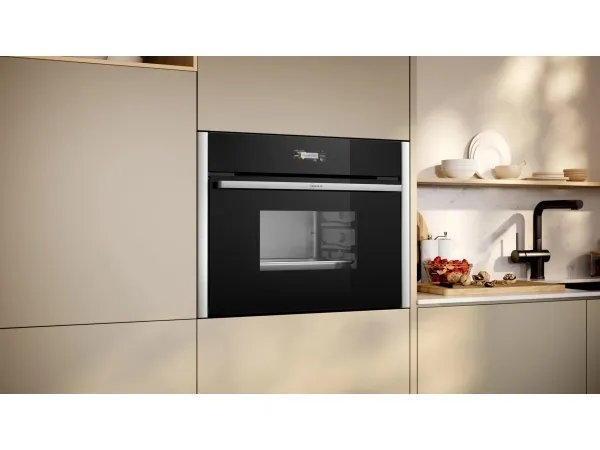 Neff C24DR1XN0, Lille, 38 L, 30 - 100 °C, Rustfrit stål, Berøring, Top forside