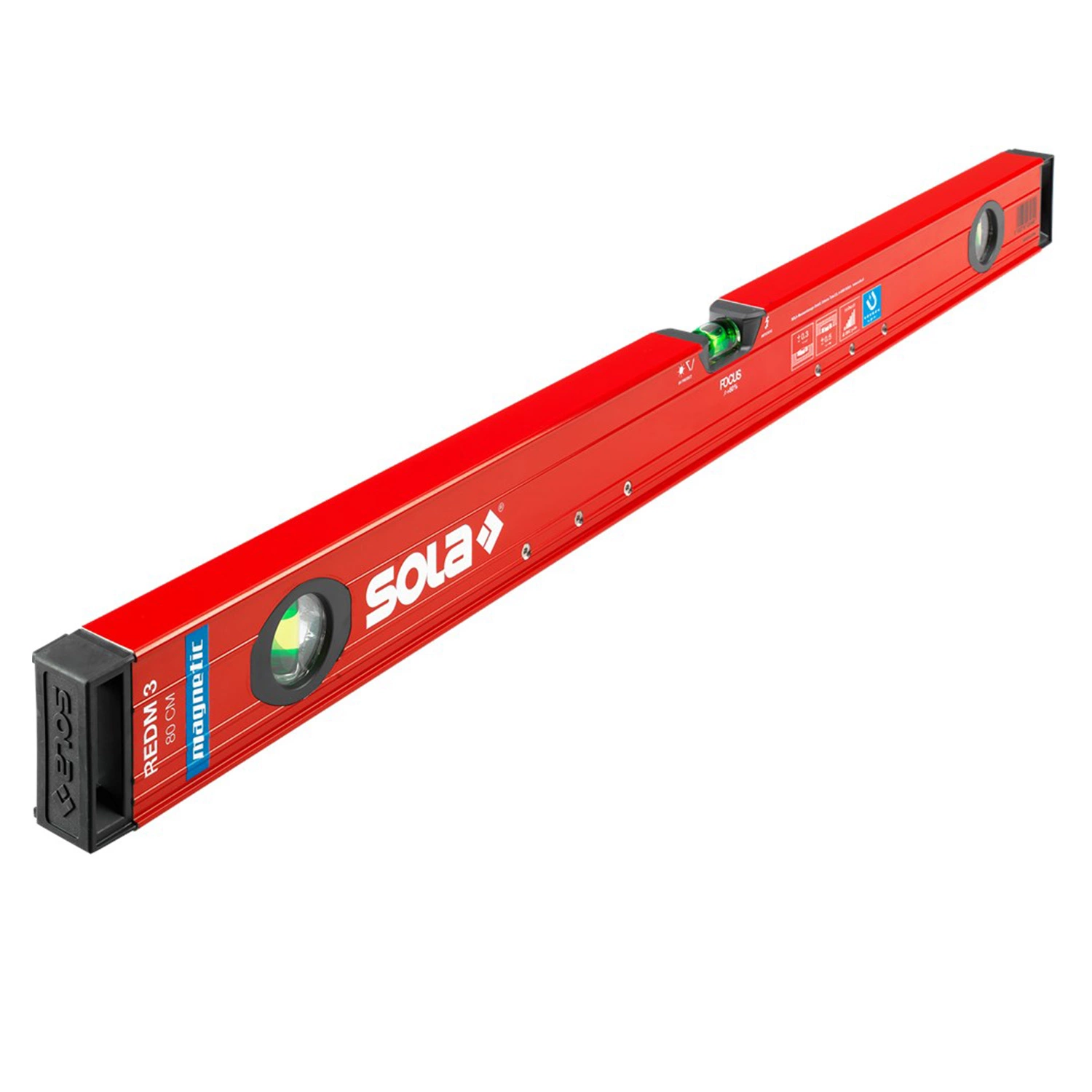Sola RedM 3 80 Aluminium waterpas - Magnetisch - 800mm