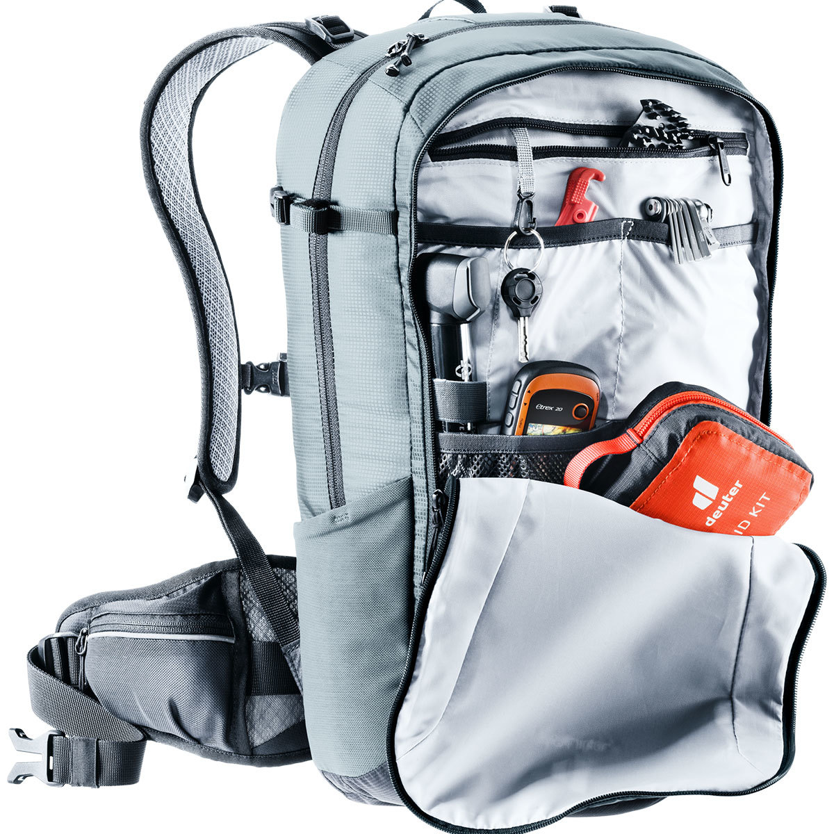 Deuter Flyt 20 Fietsrugzak Grijs/Zwart