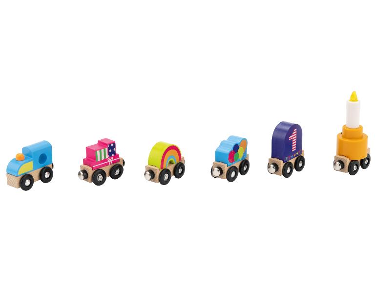 Houten treinset