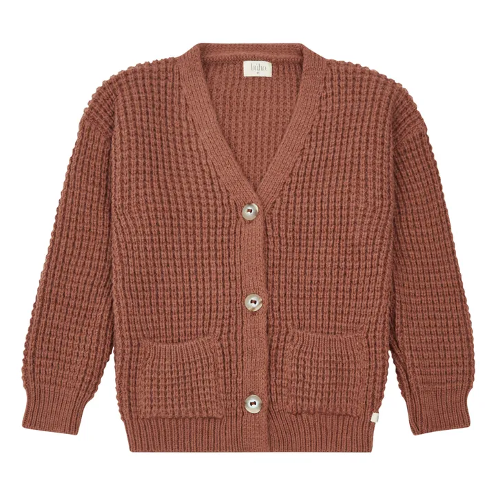 Búho Cardigan Poches | Terracotta