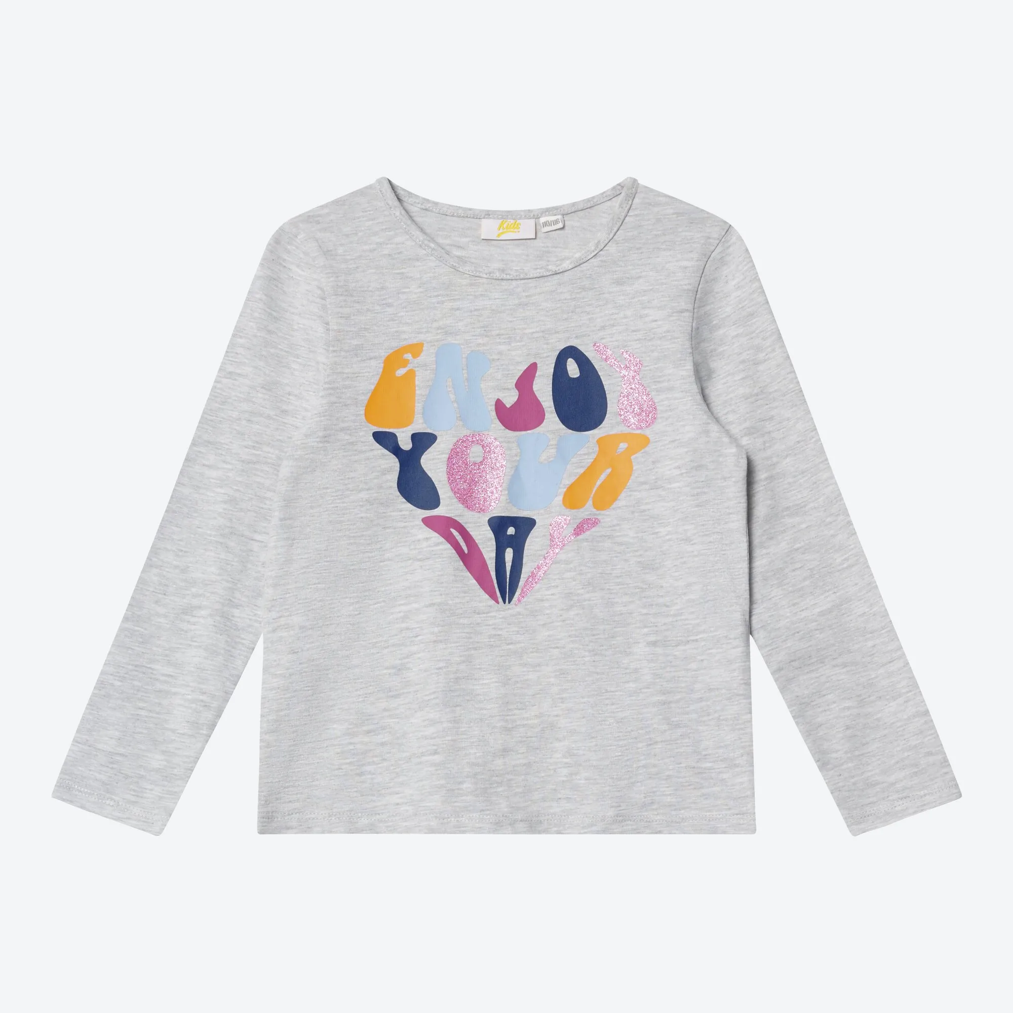 Mädchen-Langarmshirt mit coolem Schriftzug