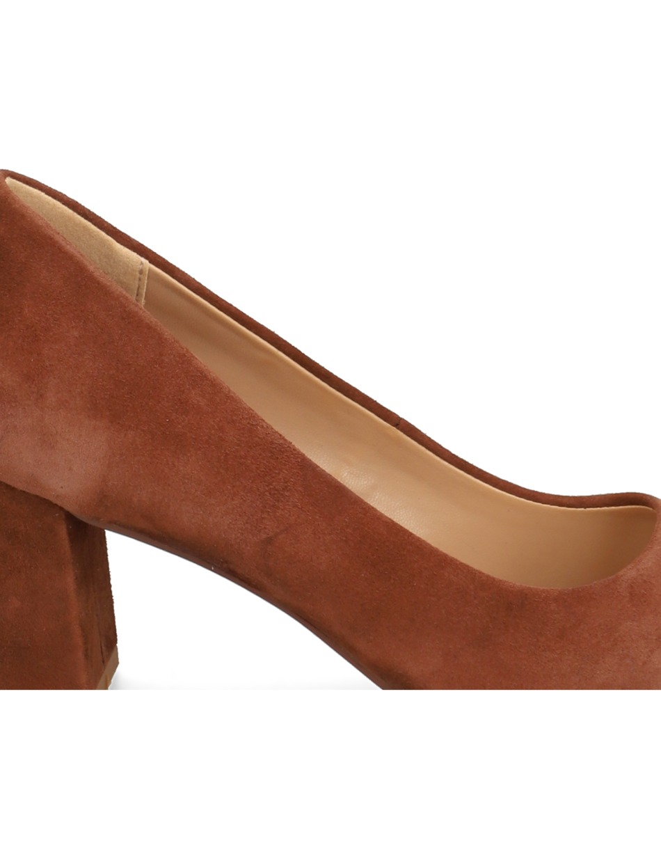 Veloursleder Pumps