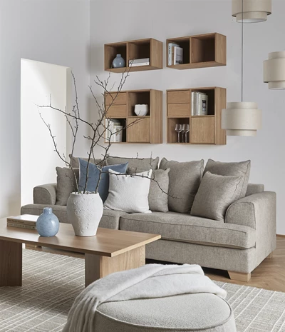 Kingston 3 pers. m/2 sæder Sofa