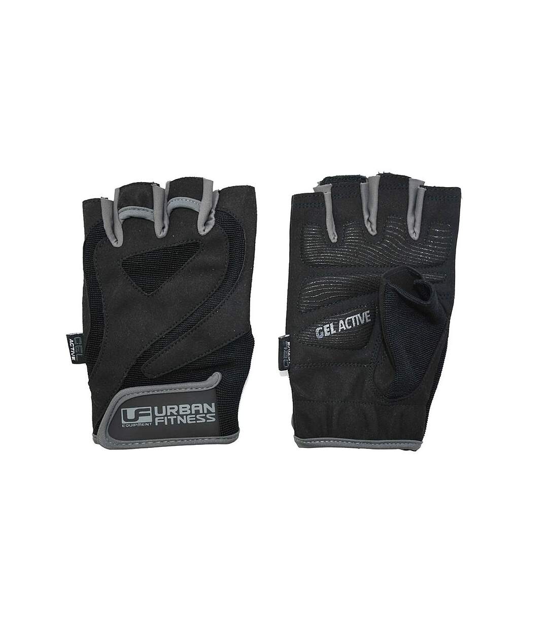 Urban Fitness Equipment - Gants d'entraînement PRO GEL - Adulte (Noir / gris) - UTRD220