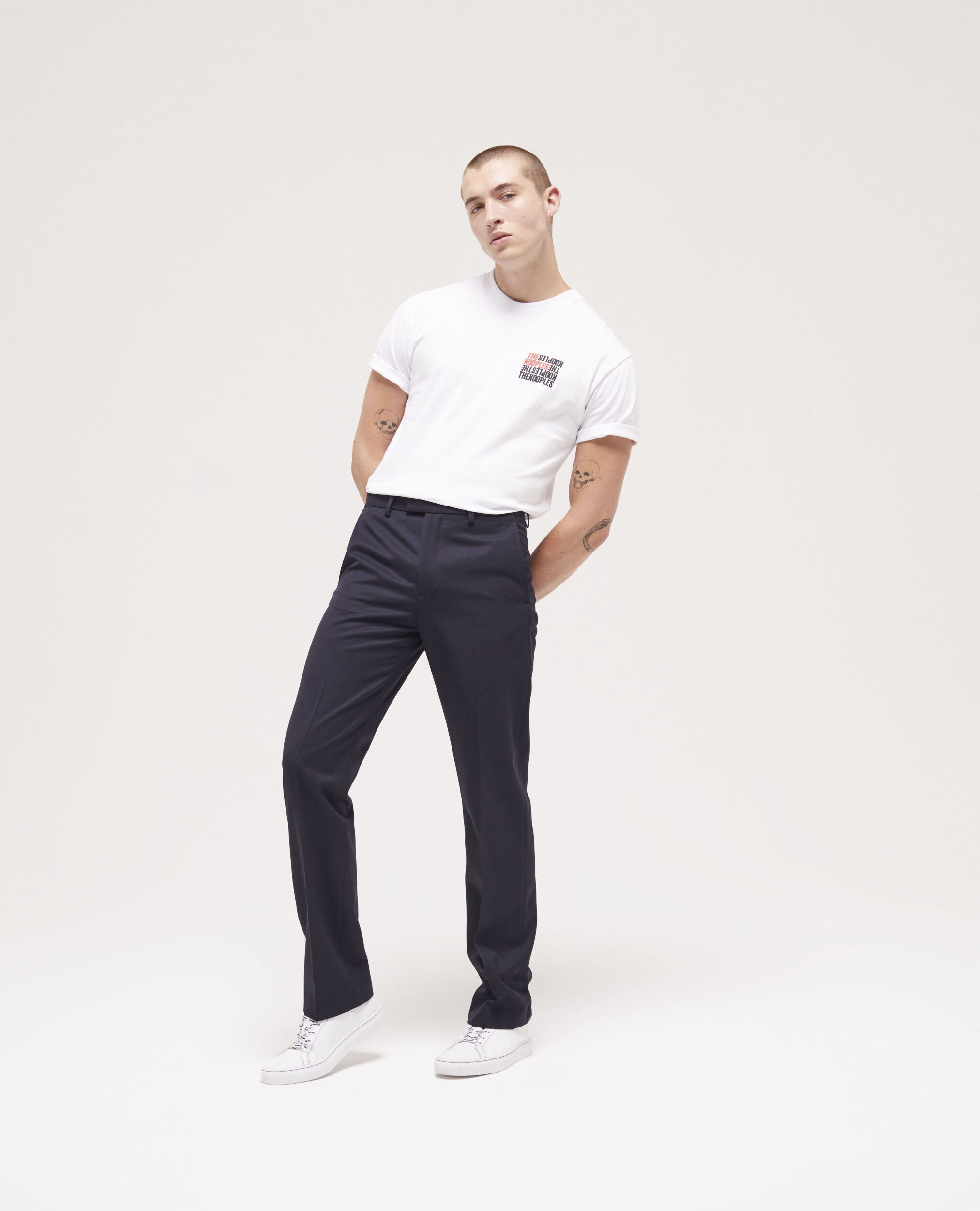 T-shirt logo The Kooples blanc