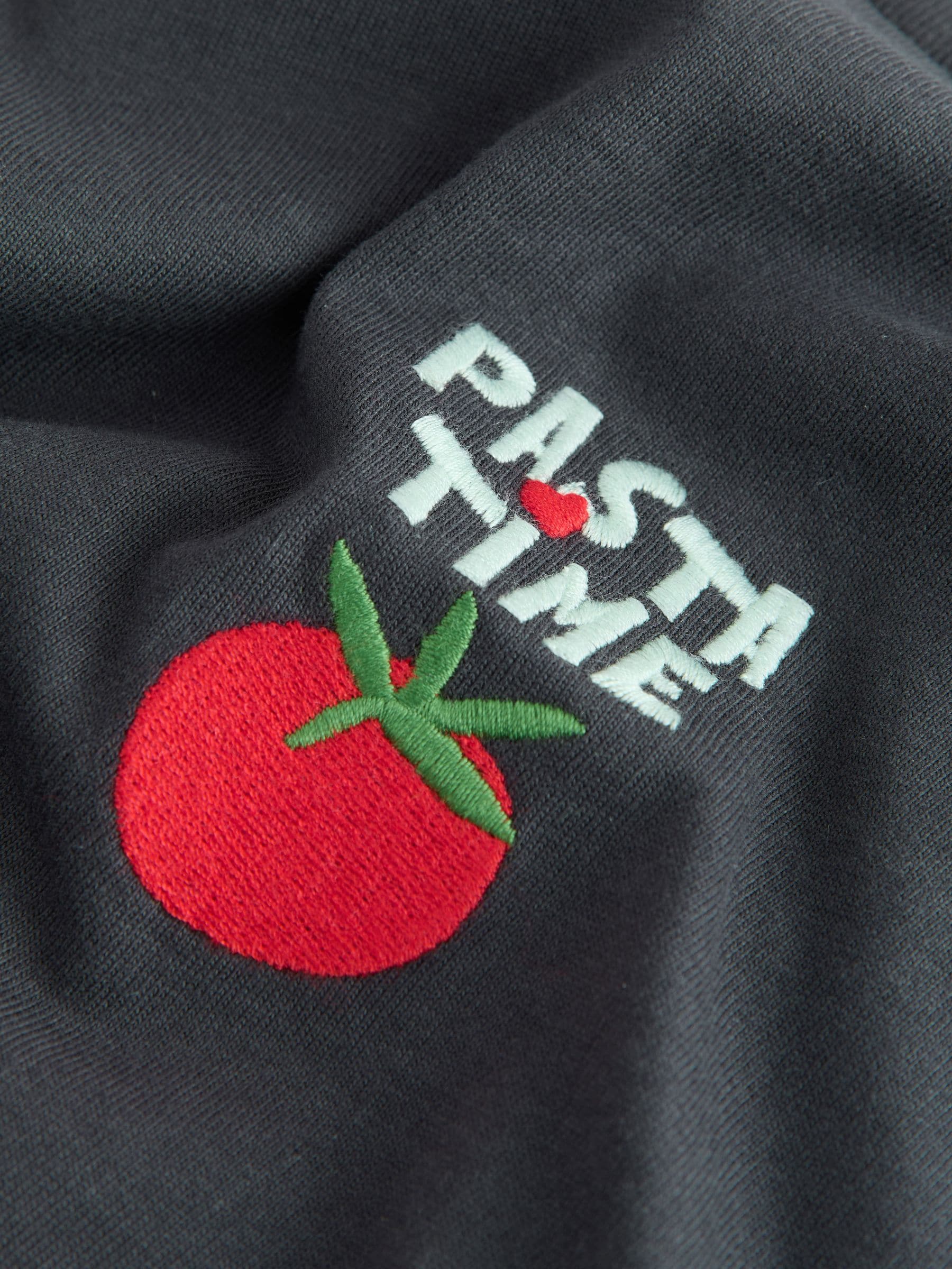 Charcoal Pasta - Oversized T-shirt met grafische print (3-16jr)