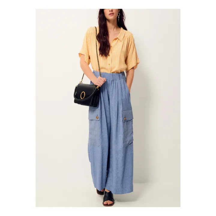 Sessùn Chemise Ambroggio Rayures | Jaune