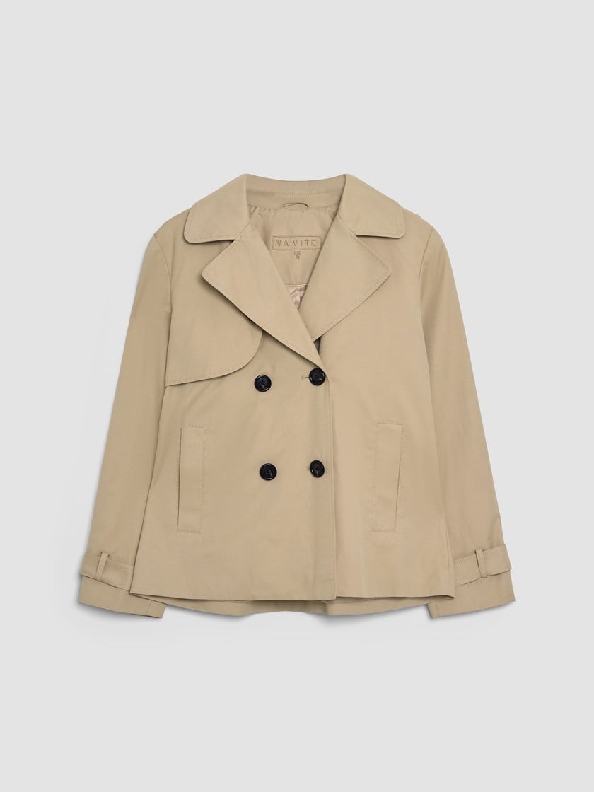 Mila kort trenchcoat Cobblestone