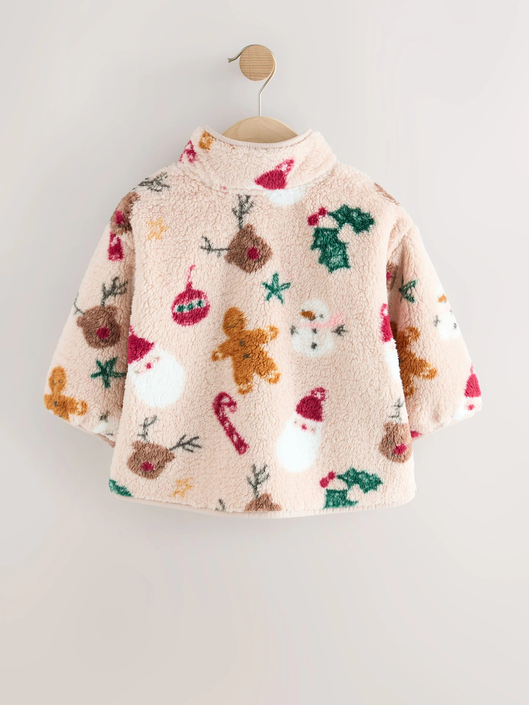 Neutraal - Half Popper Fleece (3mnd -7jr)