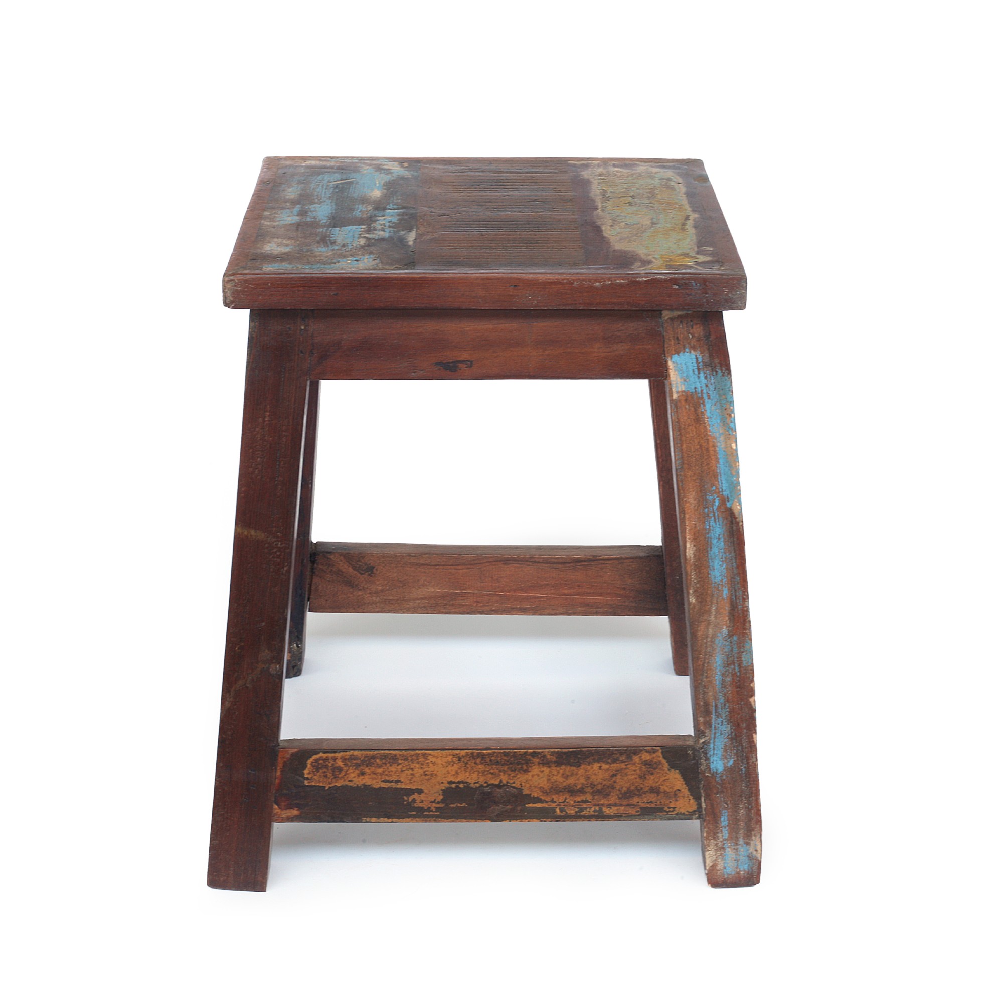 Hocker 'Jarrow', multicolor, H 40 cm, L 30 cm, B 30 cm von fischer's lagerhaus
