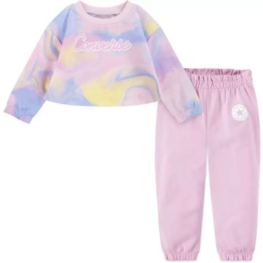 Converse Jogger-Set lila