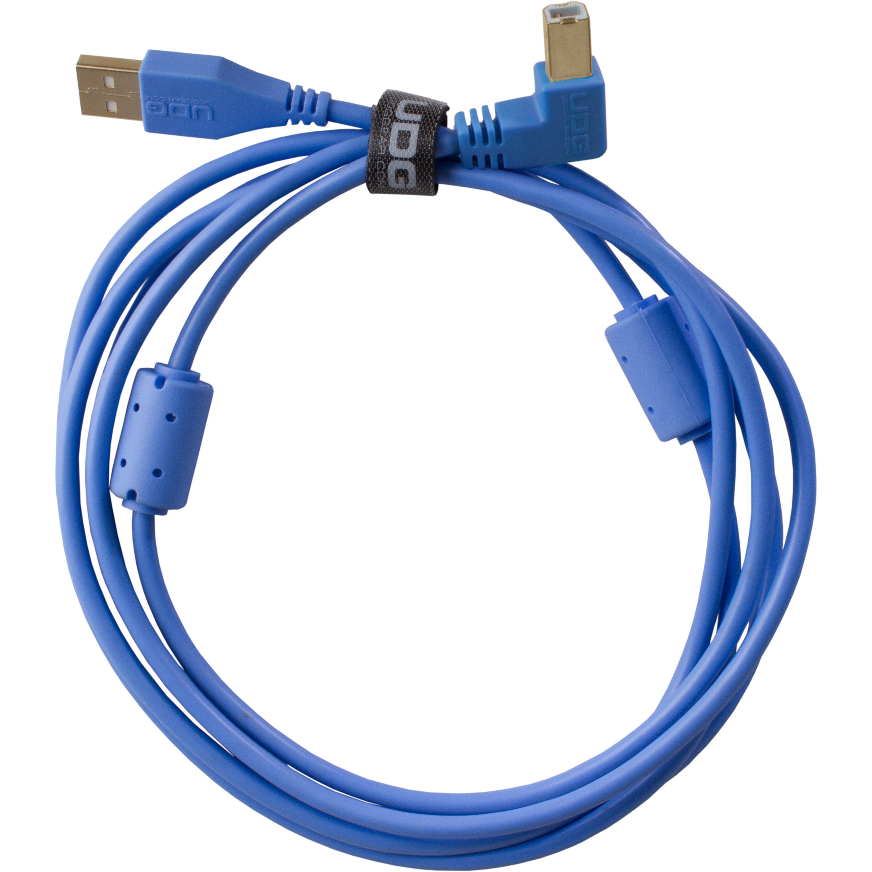UDG U95006LB audio kabel USB 2.0 A-B haaks blauw 3m