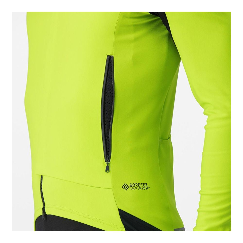 Castelli PERFETTO - Veste Homme electric lime/dark gray