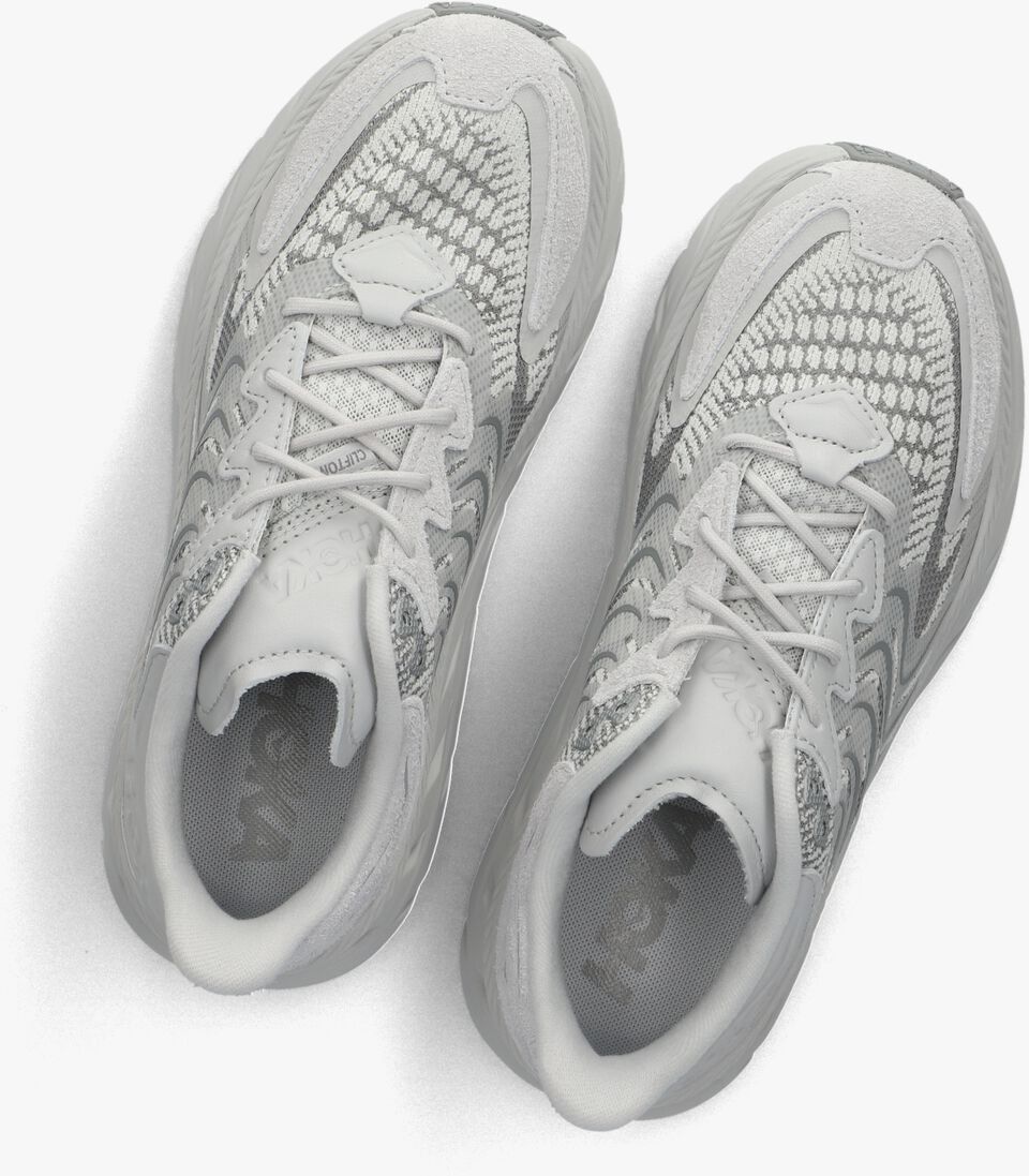 grijze hoka sneakers clifton ls
