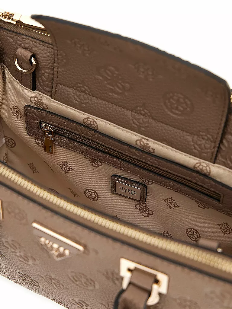 GUESS Tasche - Henkeltasche CRESIDIA camel