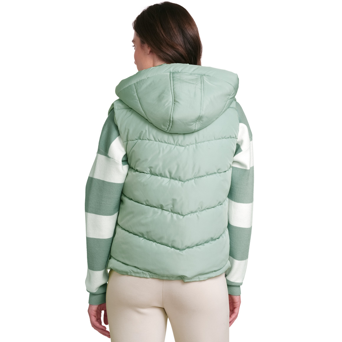 Gina Collection Damen Weste in Unifarben mintgrün