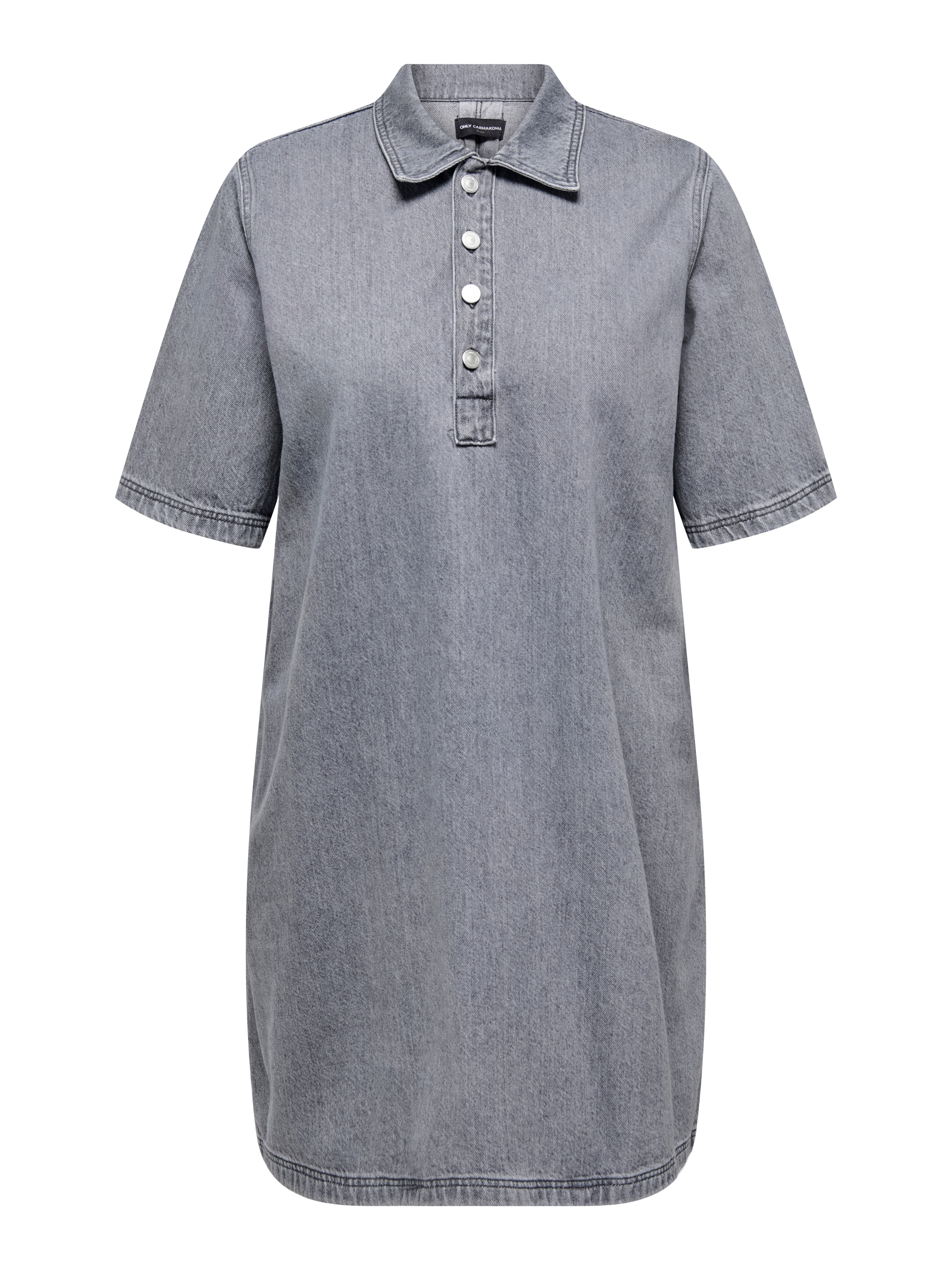 CARGRY Kurzes Kleid Grey Denim