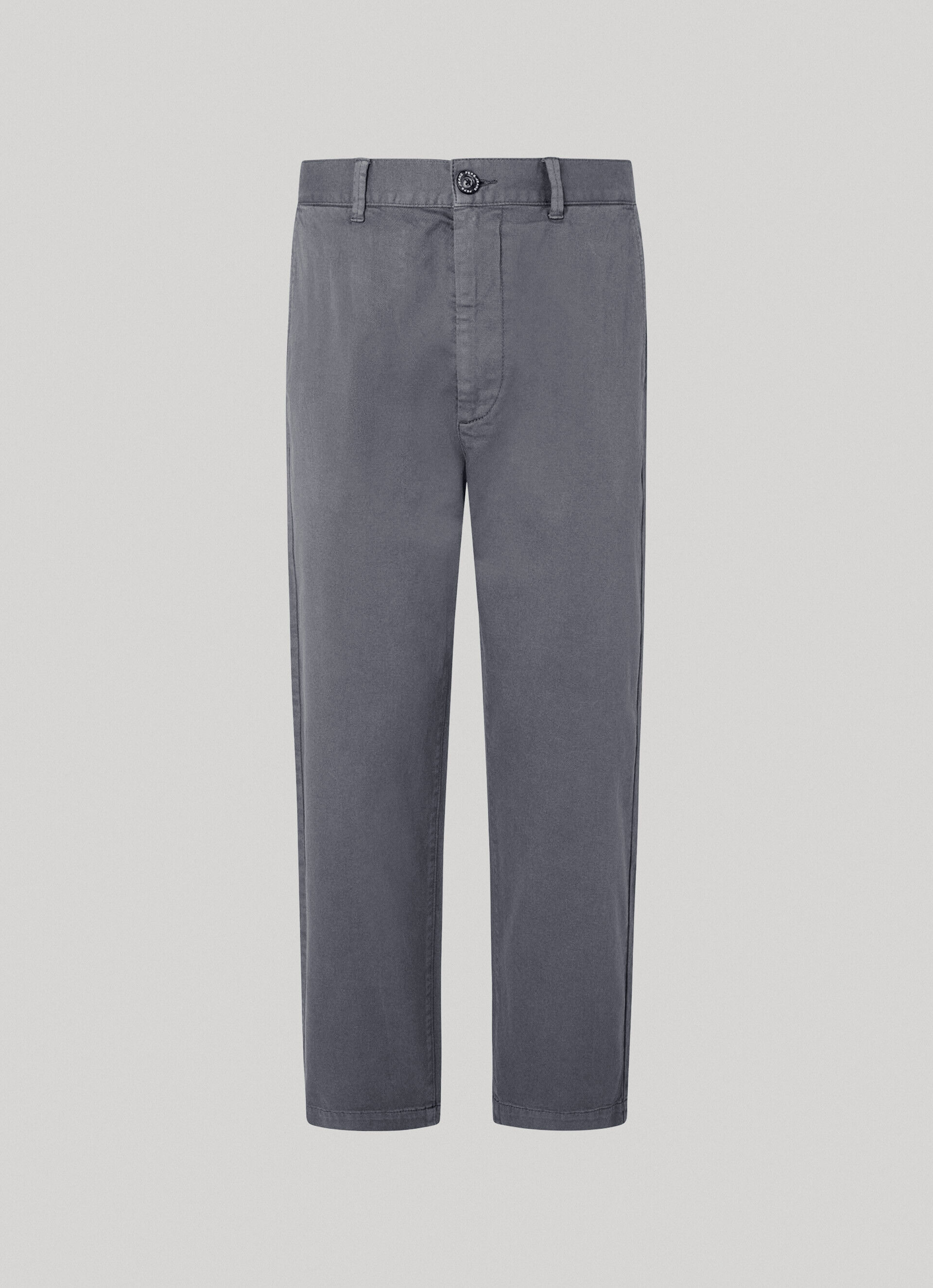 Calça chino NILS de corte folgado - cinza trovão