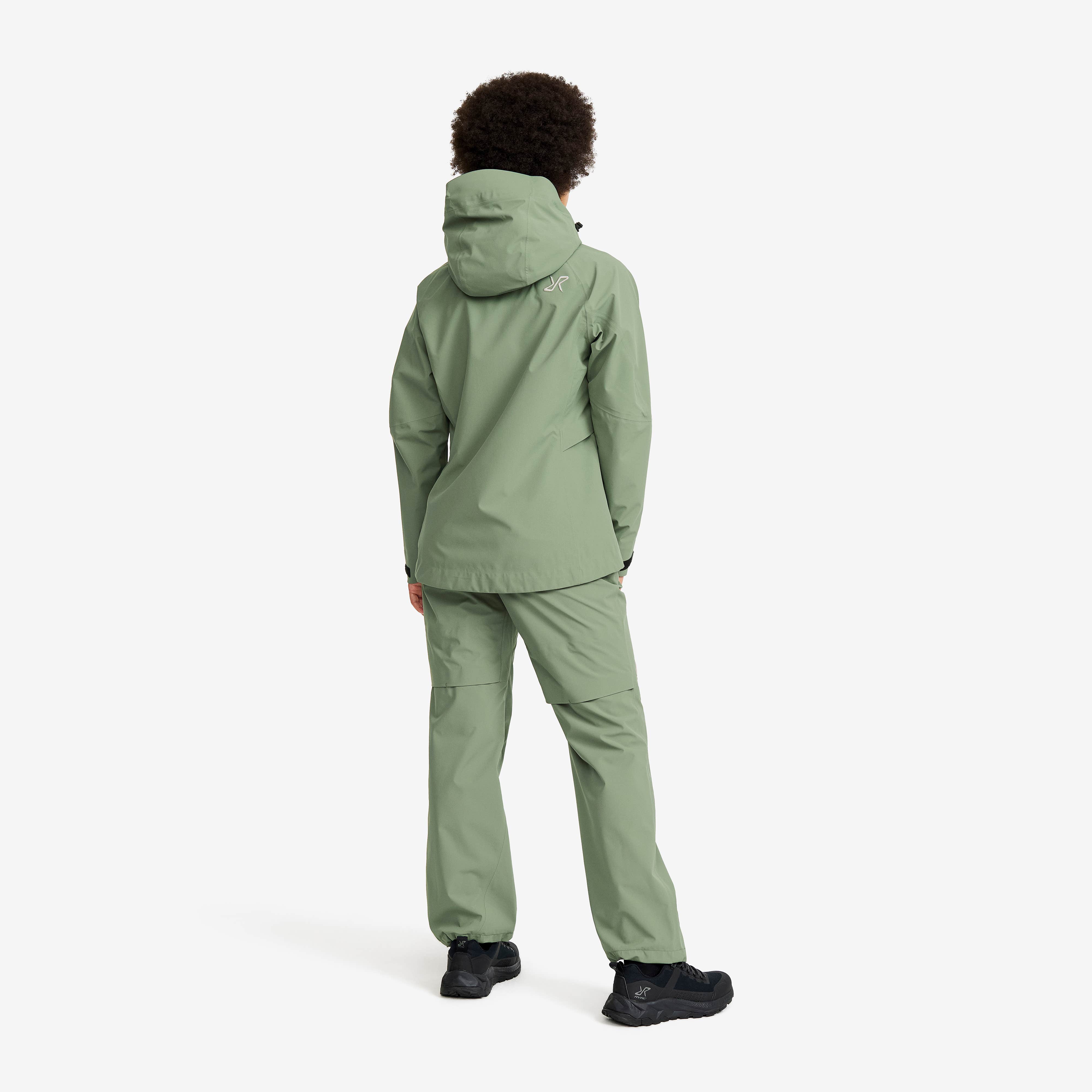 Cloud 3L Shell Jacket Dame Dusty Green