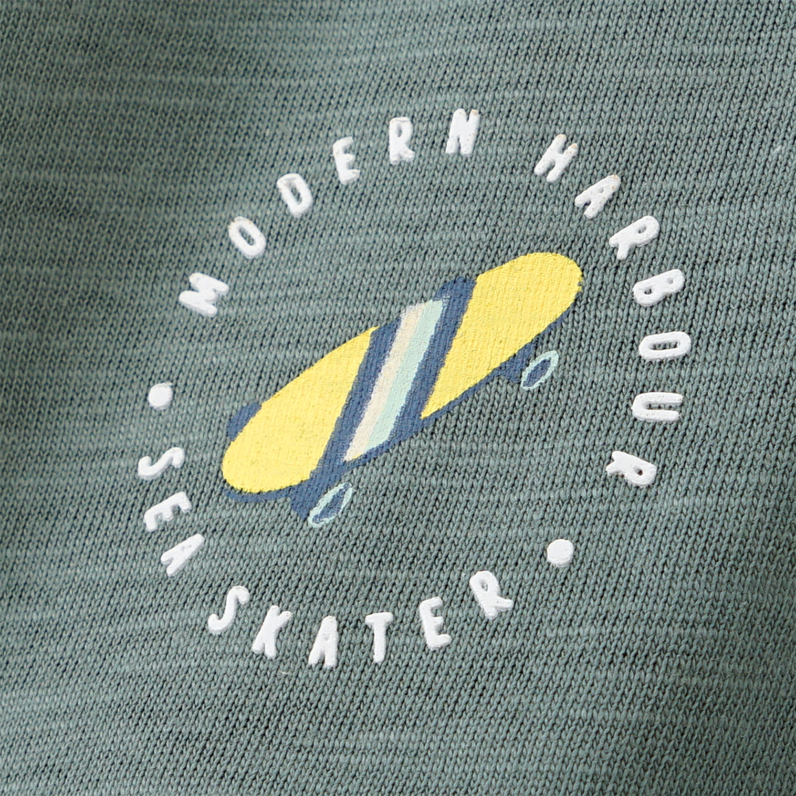 Topolino Jungen T-Shirt mit Rücken-Print dunkelgrün