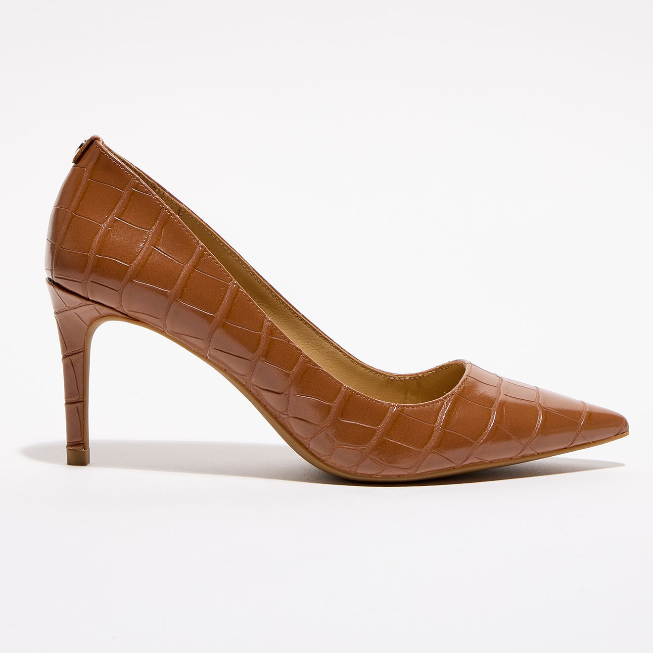 Michael Kors Chaussures Escarpins en Cuir Alina camel - Talon 7.5 cm