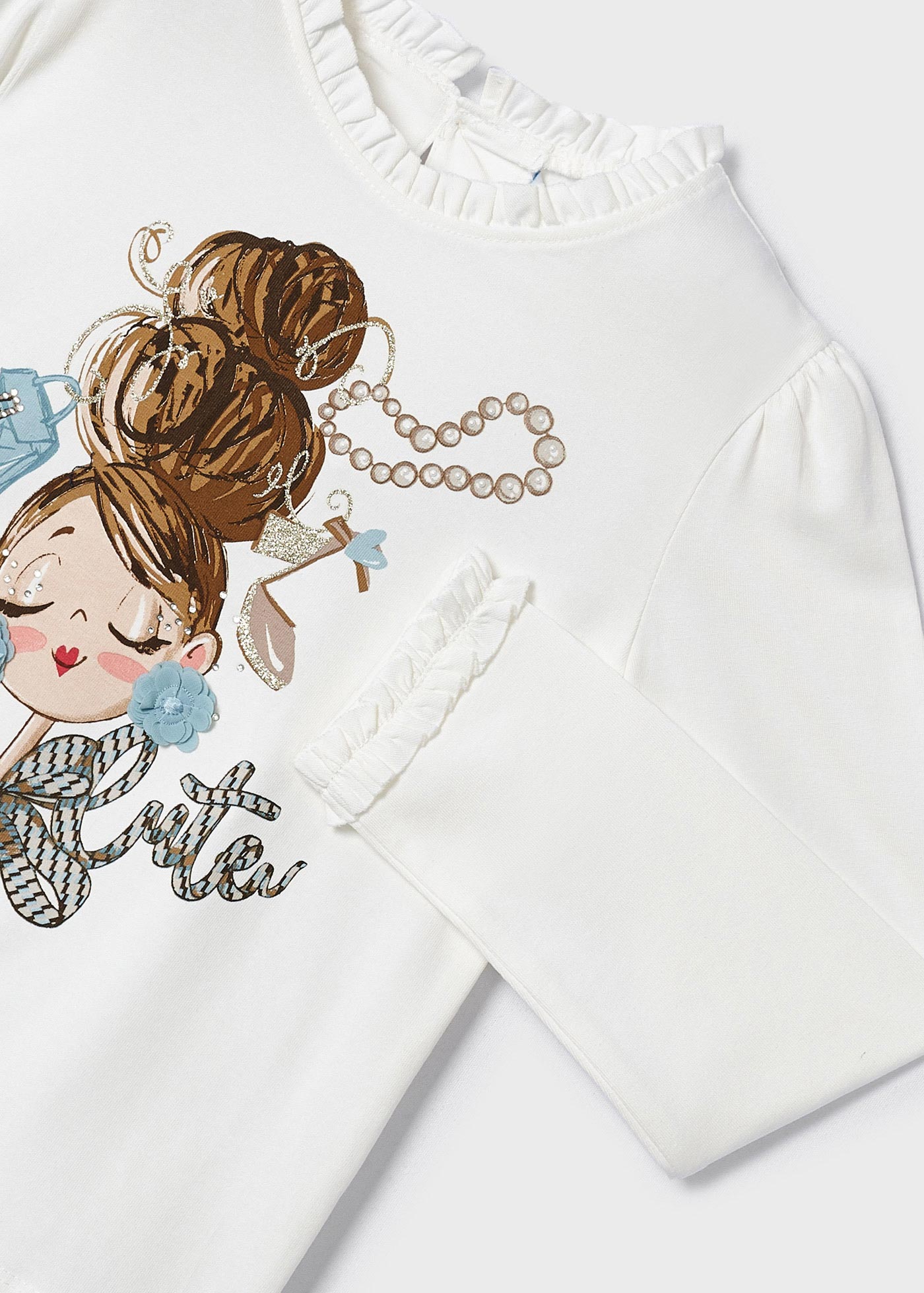 Camiseta estampada Better Cotton para meninas