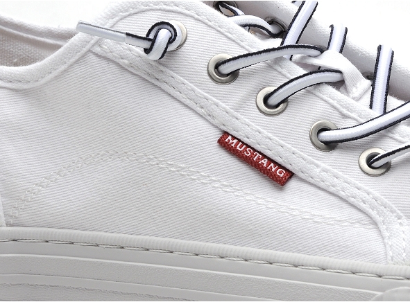 Mustang basses femme 1420304 blanc