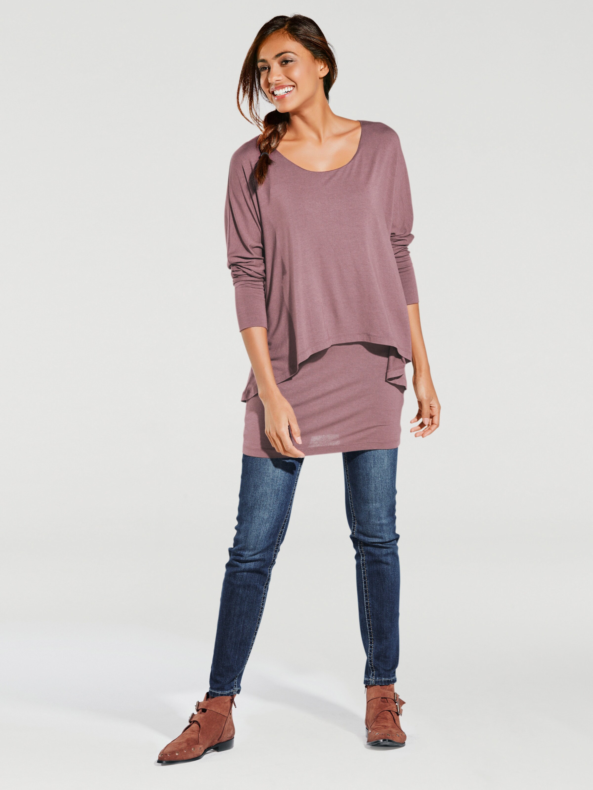 Rundhals-Shirt