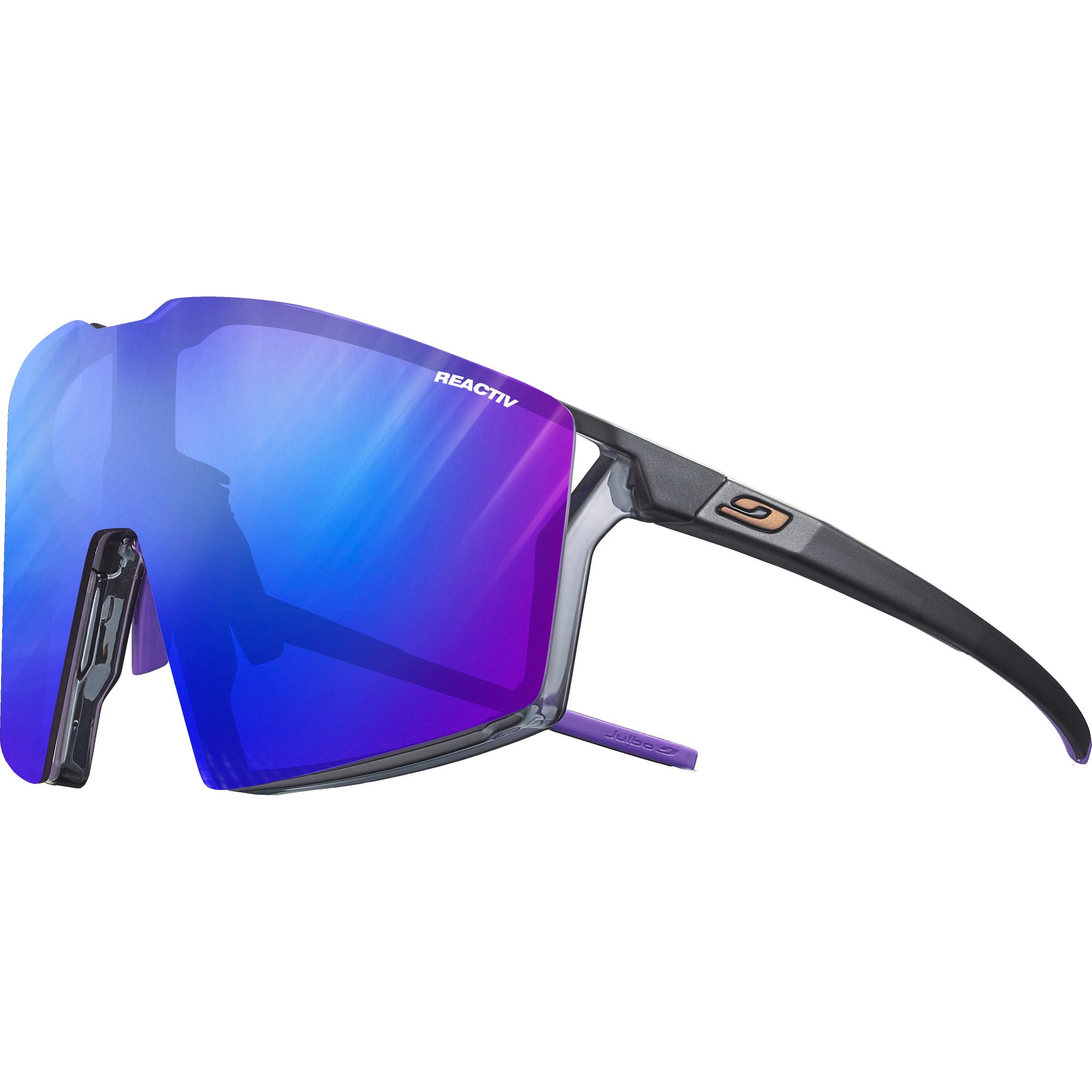 Julbo Edge Sonnenbrille transcluent matt black