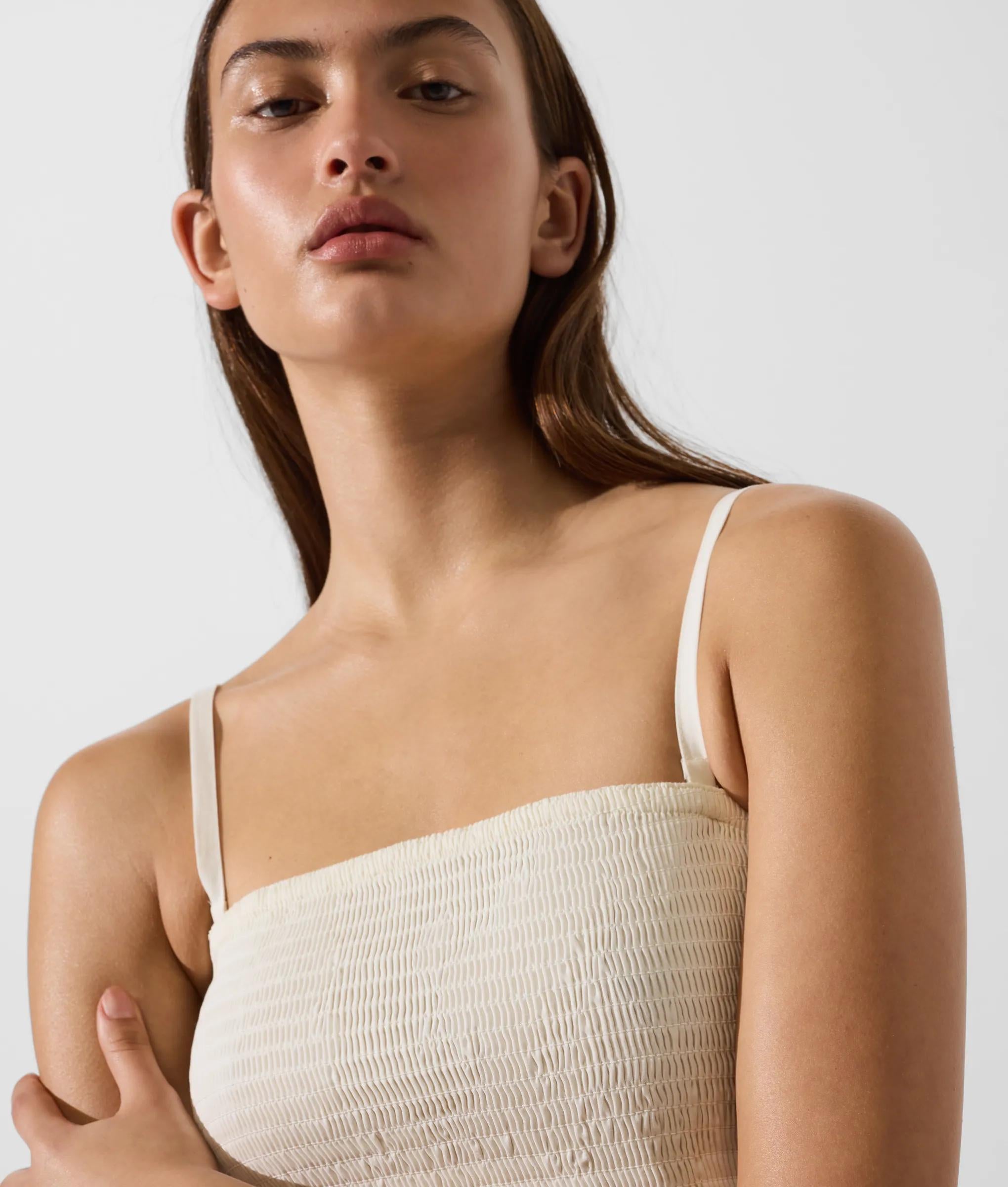 Signature maxi-jurk met verlaagde taille
