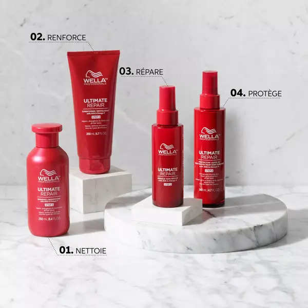Condicionador revitalizante Wella Professionals Ultimate Repair Miracle Treatment para cabelos danificados 30ml