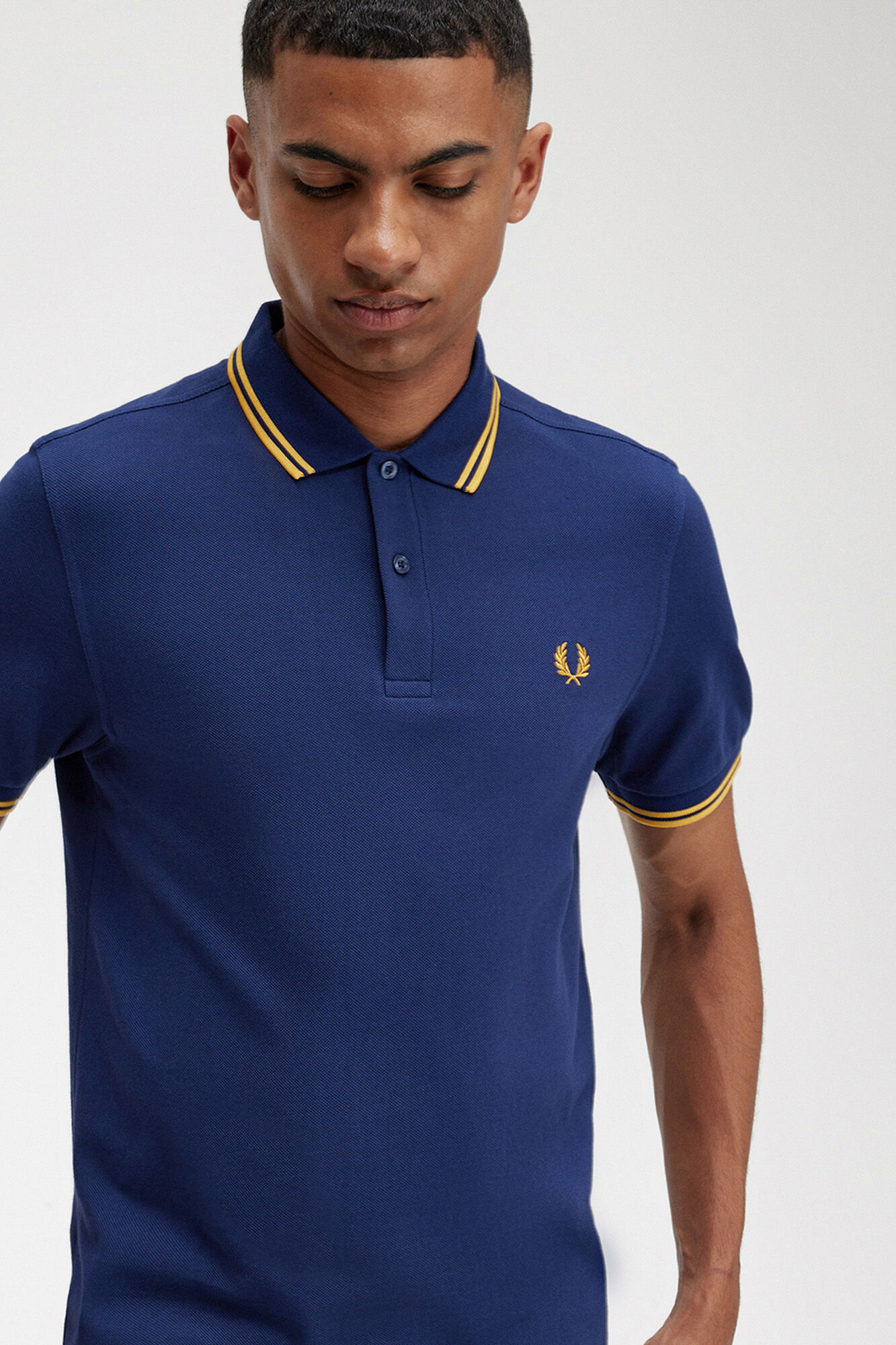 Camisa Fred Perry - Azul Escuro