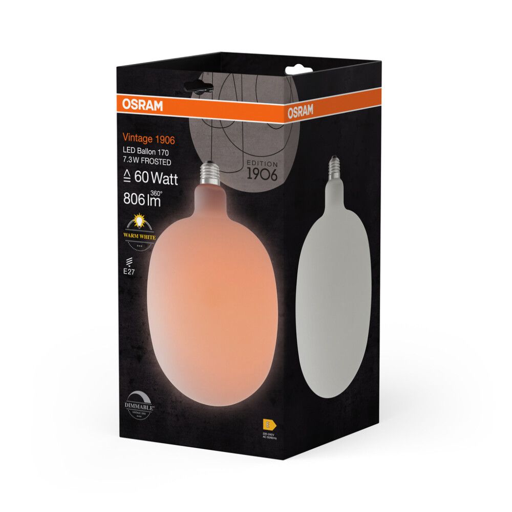 LYSPÆRE OSRAM VINTAGE 1906 LED E27 7,3W