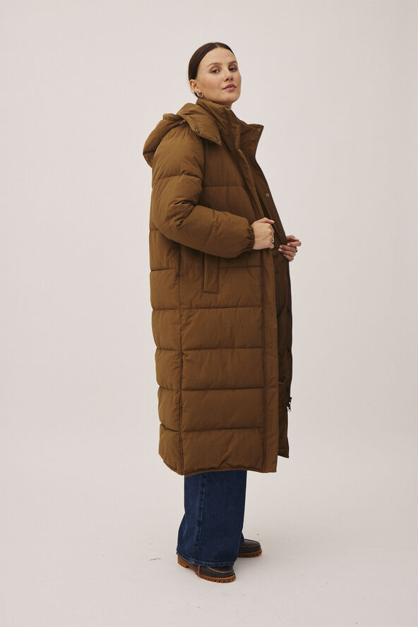 Magasin du Nord Collection Enya 1 GRS Water Repellent Puffer Jacket Tobacco brown