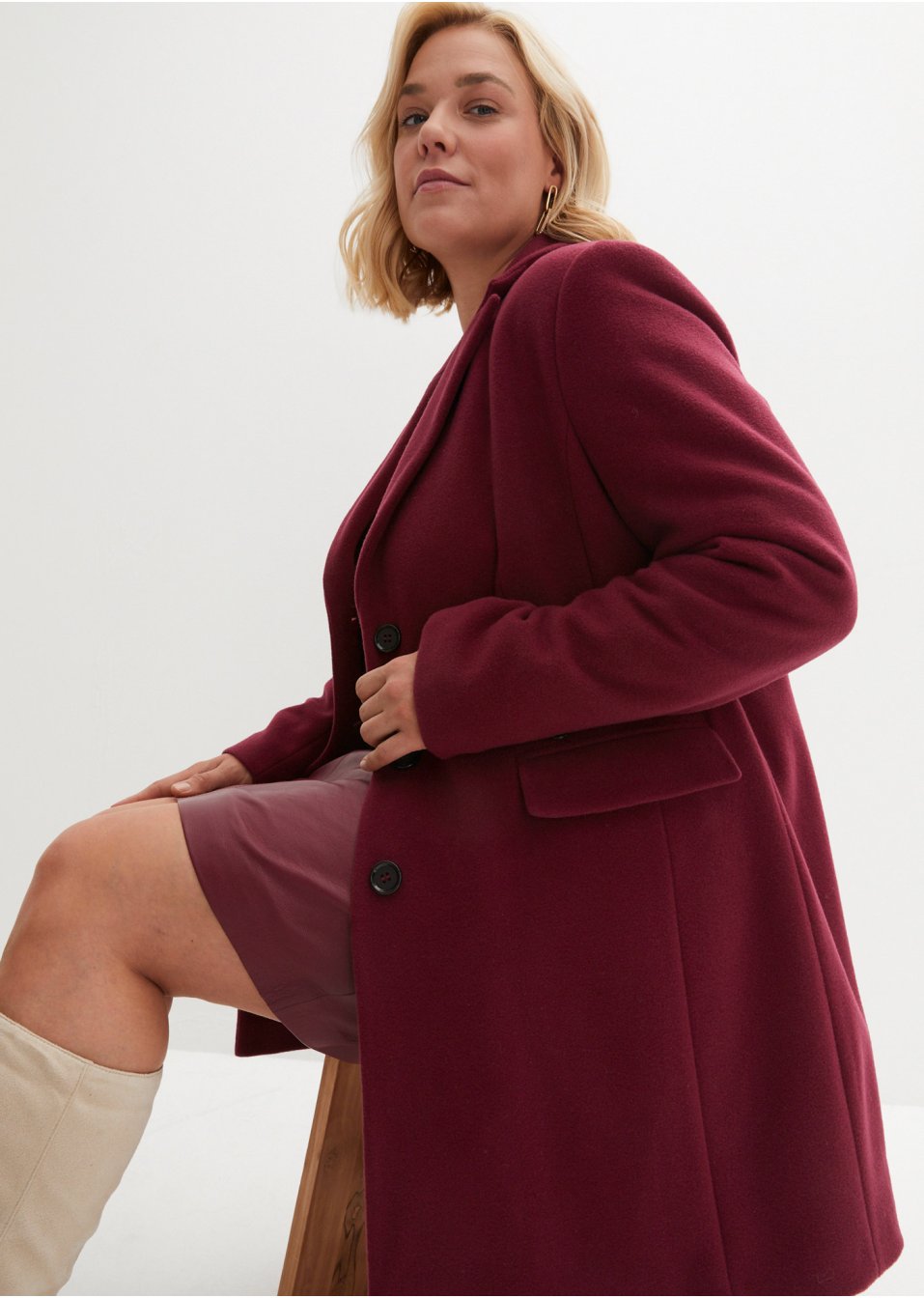 Manteau en laine italienne