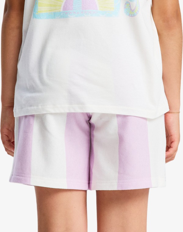 Little Things Short en molleton Violet Fille 4-16