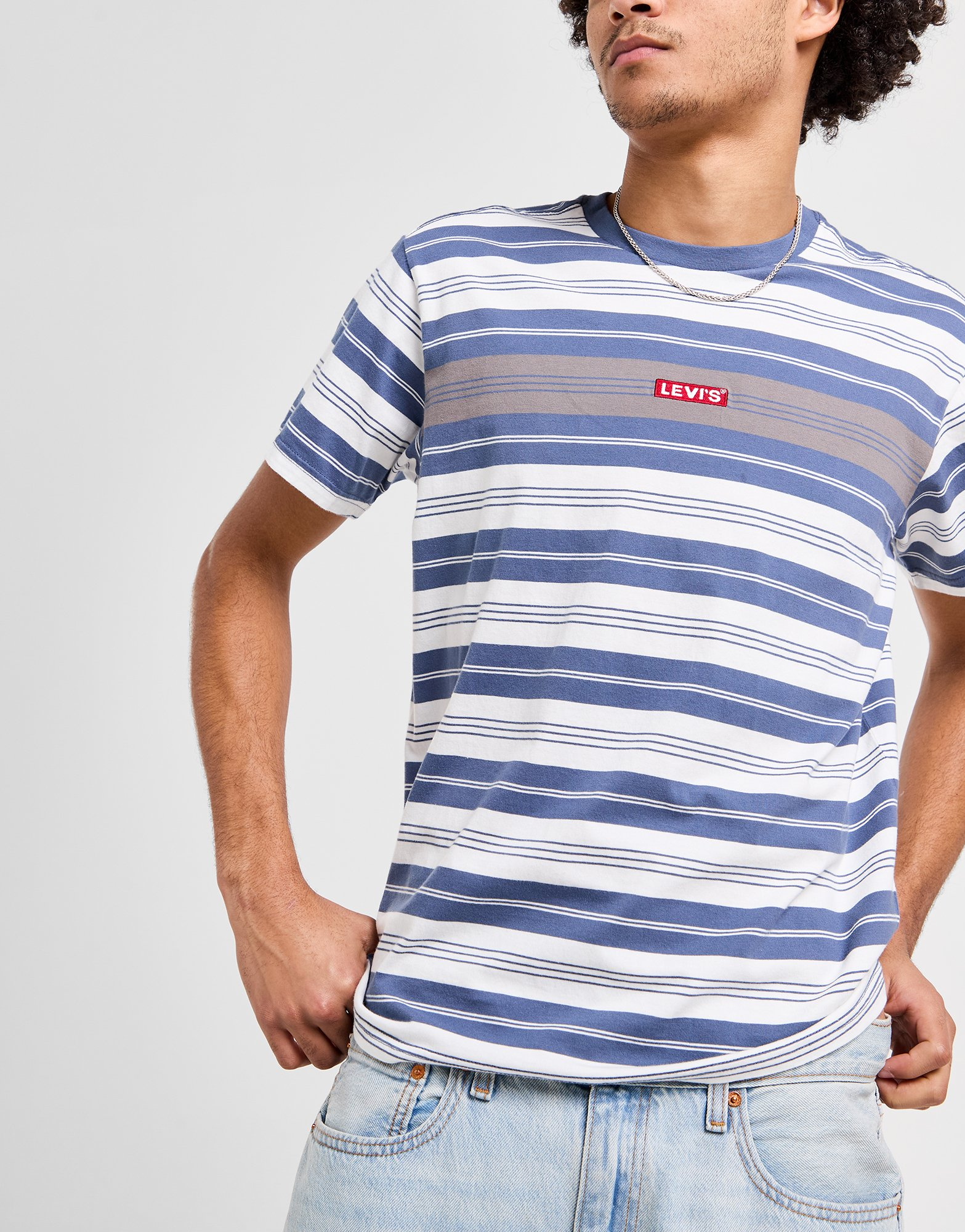 LEVI'S T-shirt Stripe Baby Tab Homme