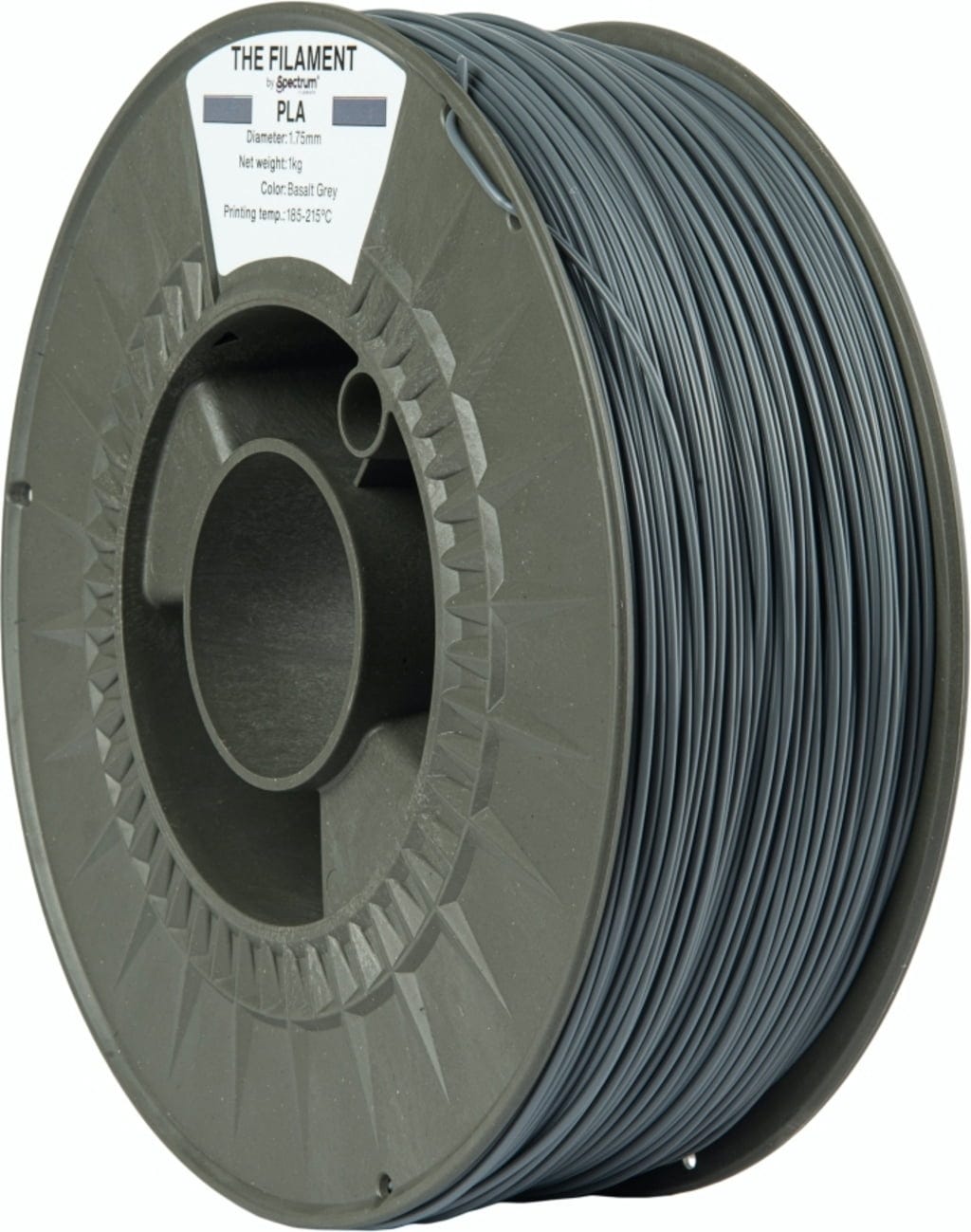 The Filament  PLA Basalt Grey, 1,75 mm / 1000 g    Zuverlässiges & kostengünstiges PLA in Basalt Grey