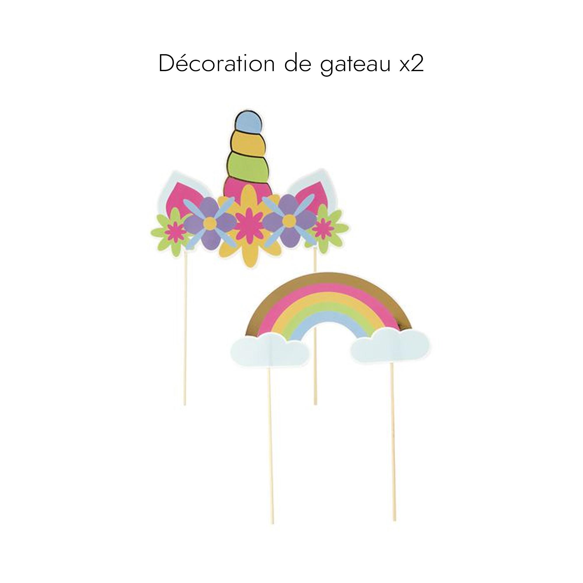 BOITE ANNIVERSAIRE LICORNE 53 PIECES
