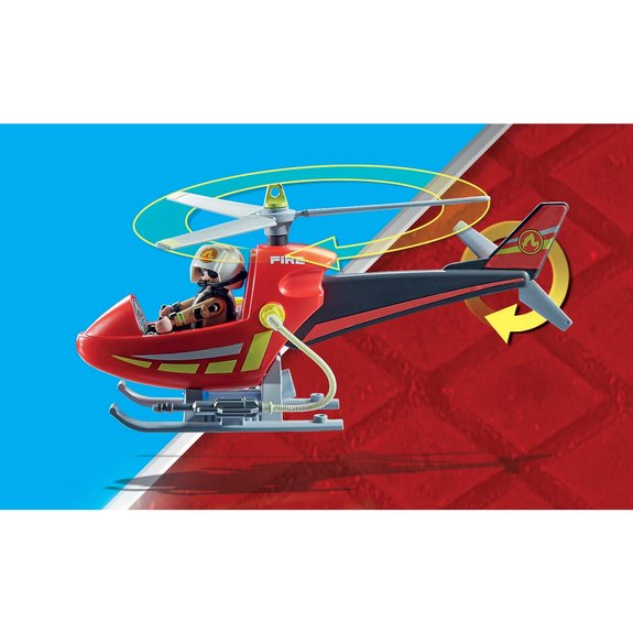 Hélicoptère Pompiers Playmobil City Action71195