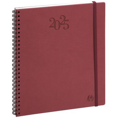 Agenda spiralé Swan Eurotime 18W - 1 semaine sur 2 pages - 15 x 17 cm - disponible dans différentes couleurs - Exacompta