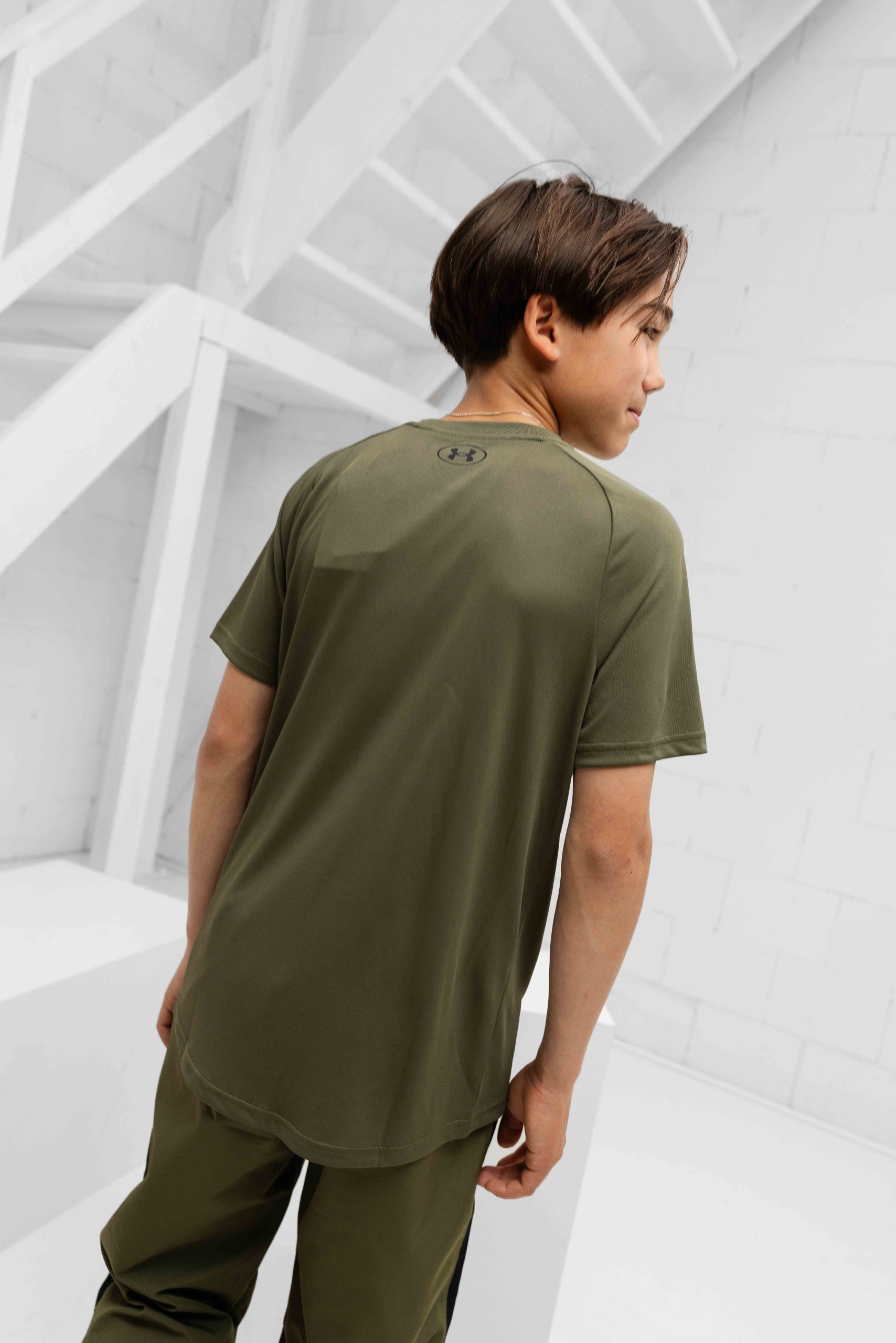 Under Armour Tech 2.0 T-Shirt Kids Donkergroen