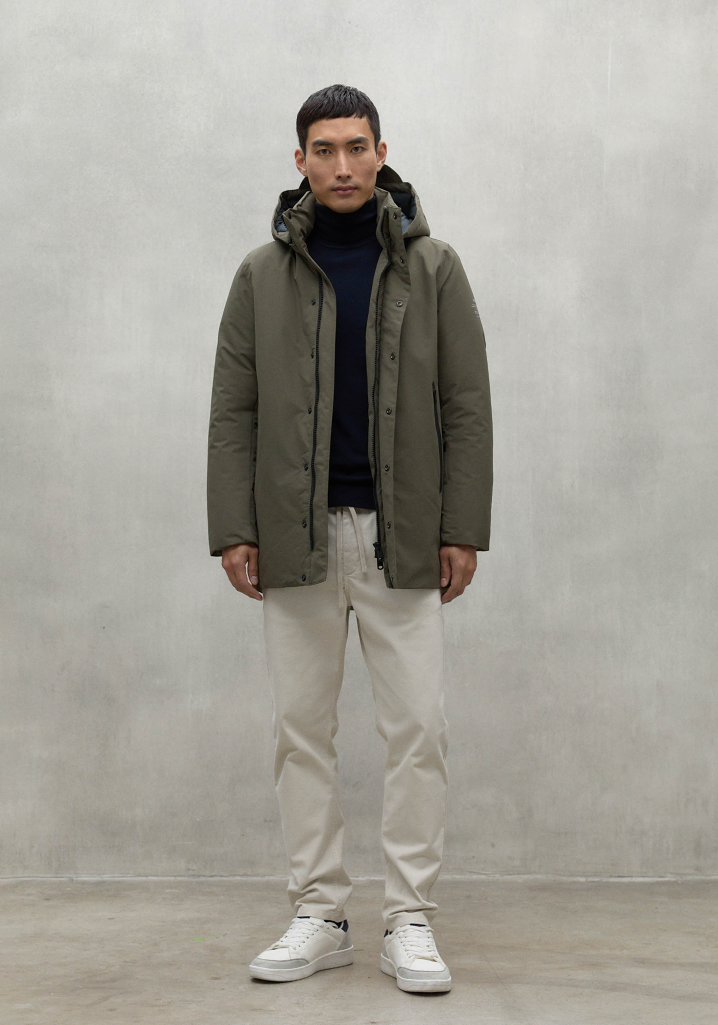 Ecoalf Parka Parko Dark Olive
